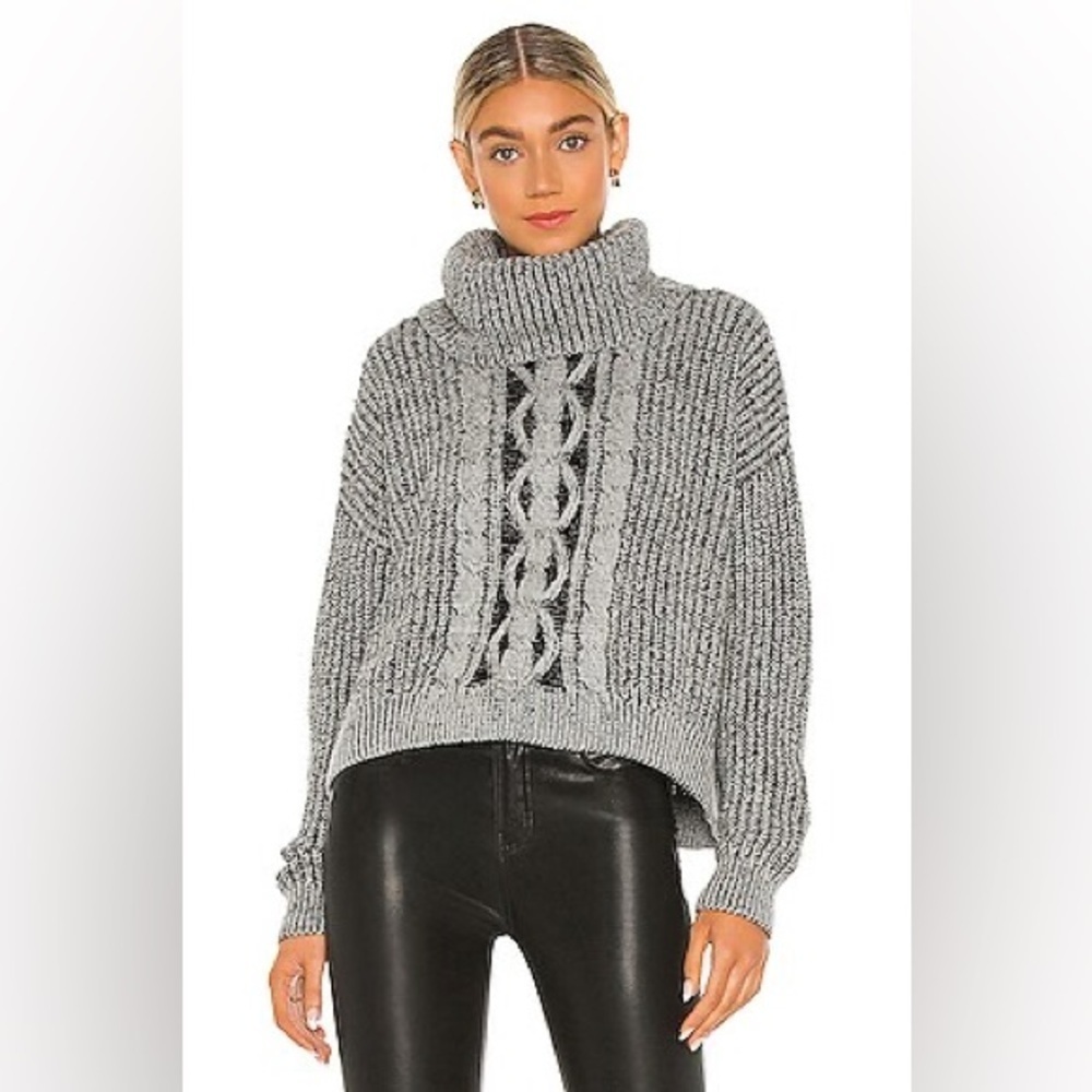 Bobi Black Women’s Knit Sweater COZY 100% COTTON SWEATER Size XS